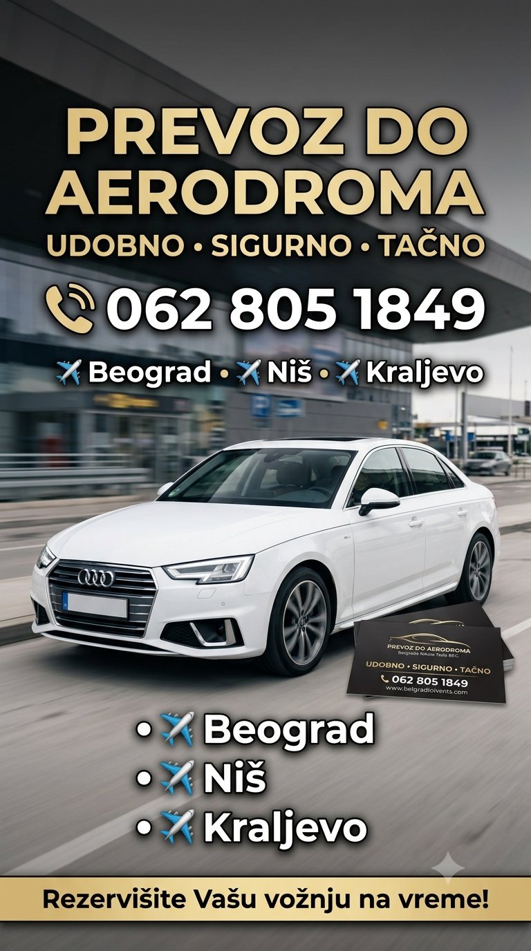 Transferi do aerodroma Jagodina i okolina - 1
