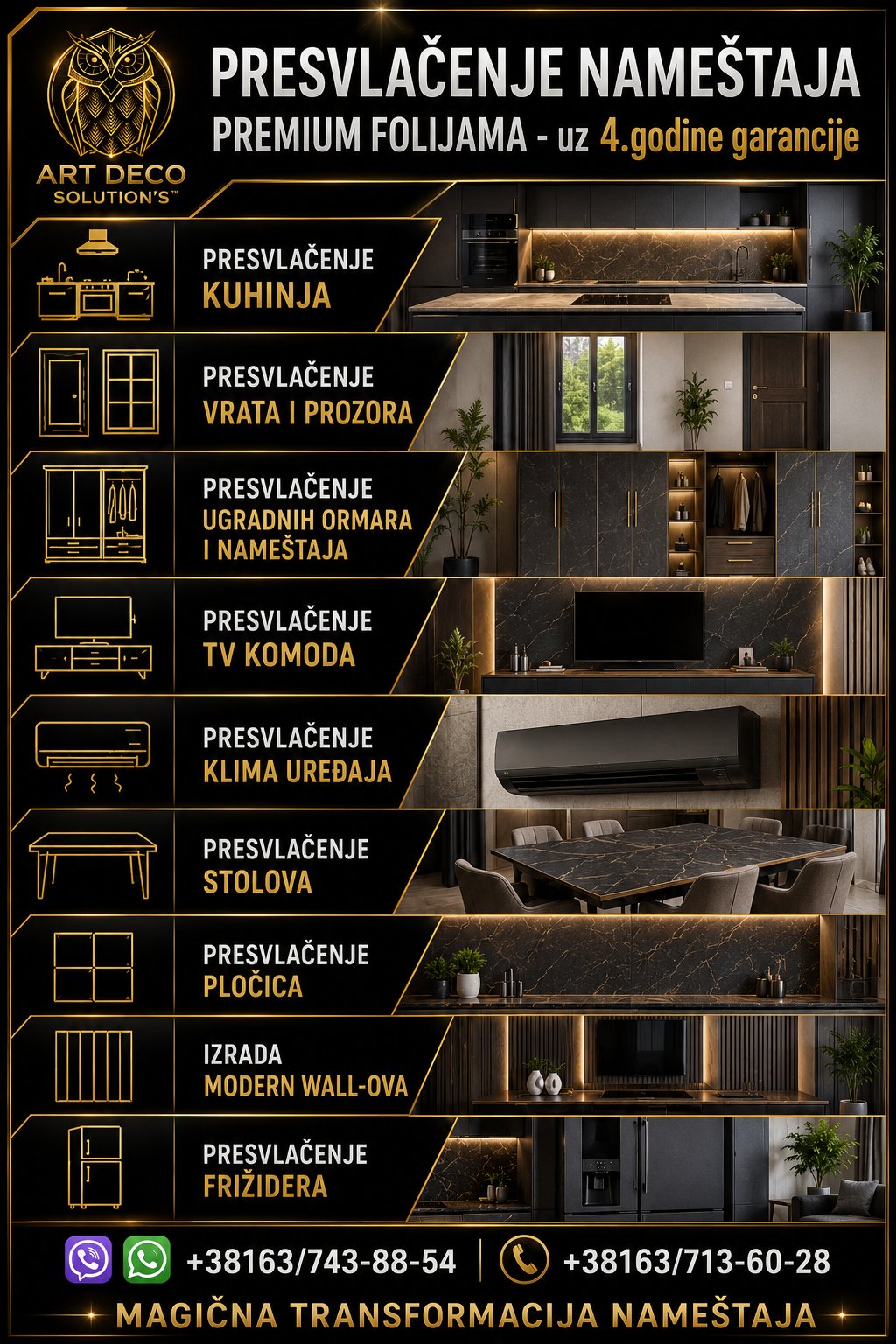 Profesionalno Presvlačenje Nameštaja Folijom - 1