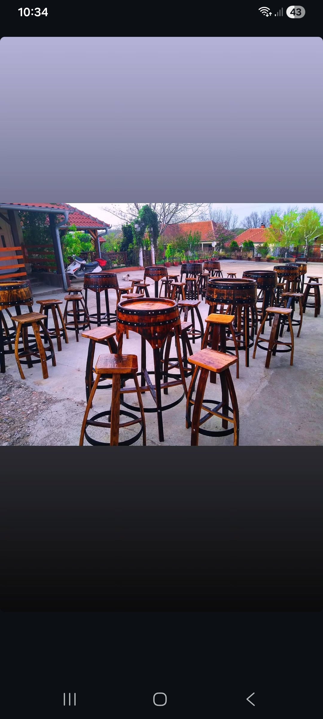 Izrada nameštaja od starih buradi - 1
