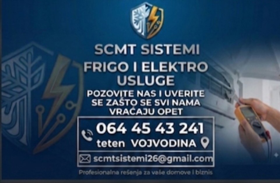 Elektro i frigo instalacije - 1