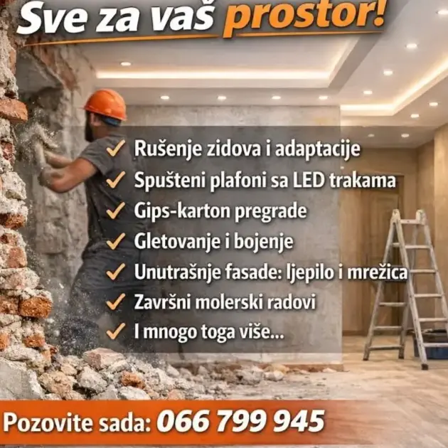Molersko gipsarski radovi - 1
