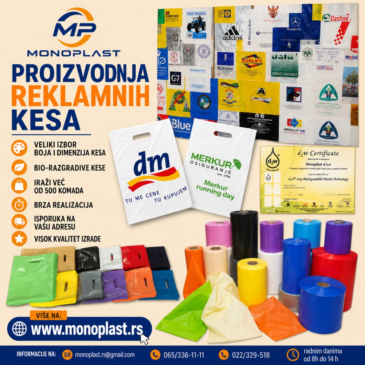 Reklamne kese , Zip kese , Džakovi - 1
