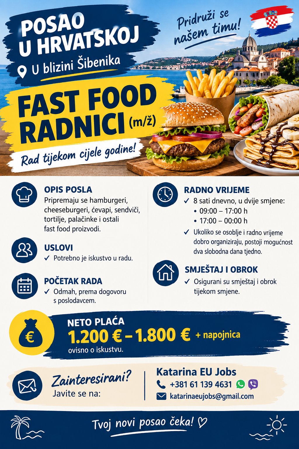 TRAZE SE FAST FOOD RADNICI - 1