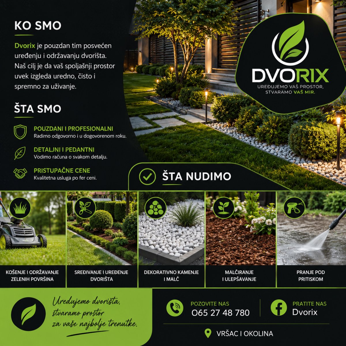 🌿 DVORIX | SREDJIVANJE I ODRŽAVANJE DVORIŠTA - 1