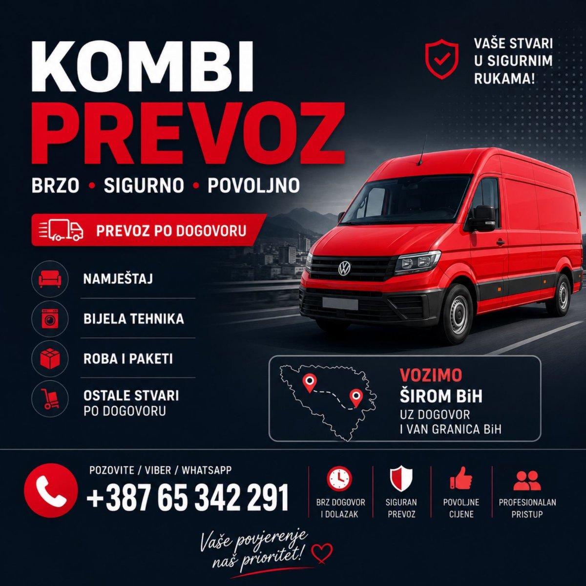 Kombi prevoz robe - 1