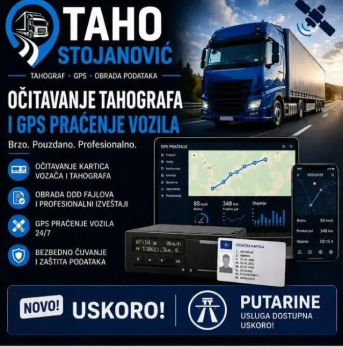 Ocitavanje tahografa i gps pracenje - 1